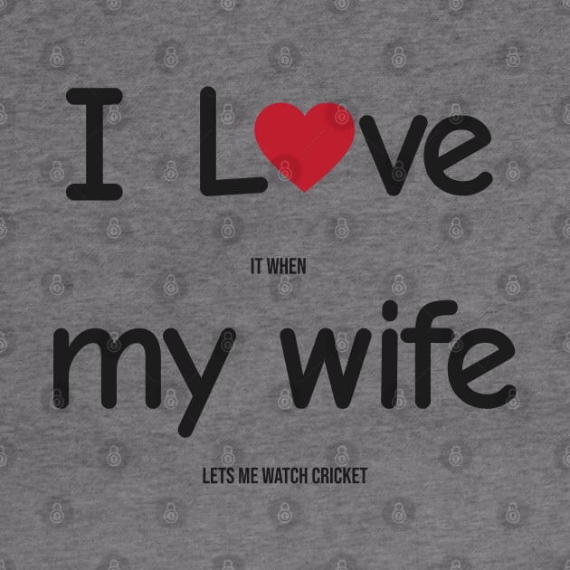 Funny Indian Pakistani Wife Husband Quote Cricket Joke by alltheprints